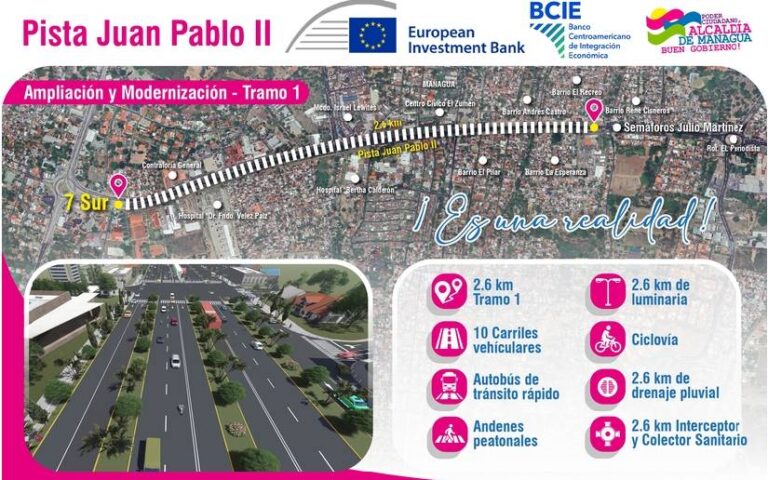 Estas son las rutas alternas establecidas por las obras de ampliación de la Pista Juan Pablo II