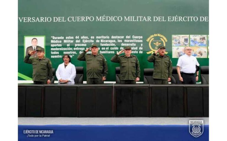 Ejército realiza acto en conmemoración del 44 aniversario de fundación del Cuerpo Médico Militar