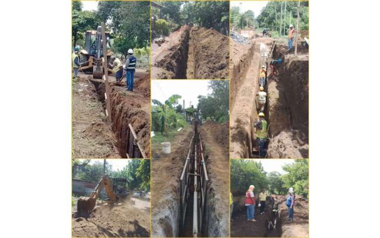 Construyen sistema de alcantarillado sanitario en El Viejo, Chinandega