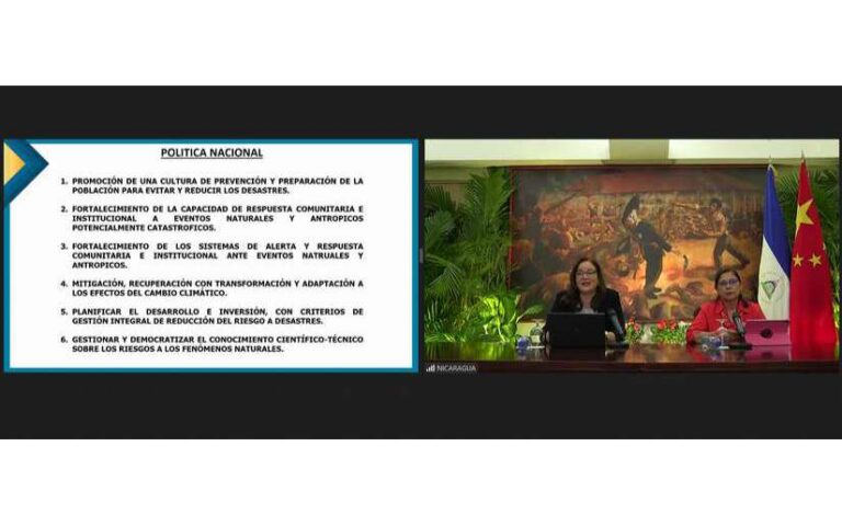Nicaragua y China fortalecen lazos de cooperación frente a desastres