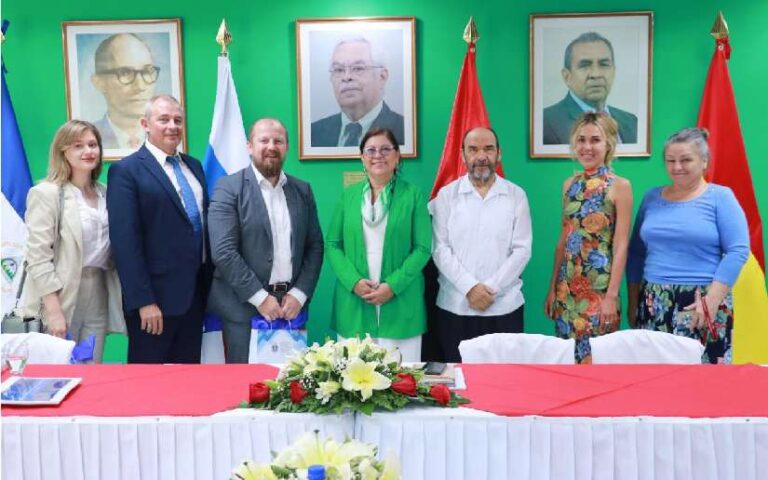 UNAN-Managua recibe la visita de la Universidad Estatal Pedagógica de Glazov Korolenko