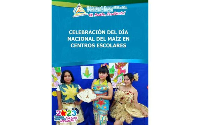 Así se celebró el Día Nacional del Maíz en los centros educativos de Nicaragua