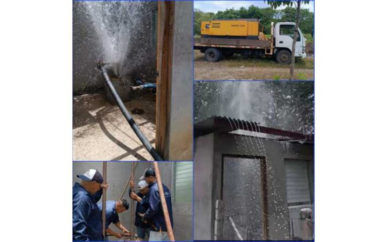 Enacal rehabilita sistema de agua potable en comunidad Santa Rita, Teustepe