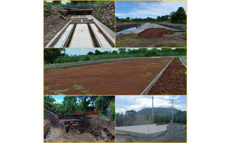 Obras del nuevo sistema de alcantarillado con avance del 90% en Altagracia, isla de Ometepe