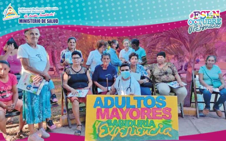 Plan “Amor y Cuido de Nuestr@s Adult@s Mayores” brinda 1,180,328 de atenciones en salud