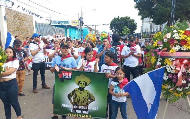 Municipio de Diriamba rinde homenaje a Manuel de Jesús Rivera “La Mascota”