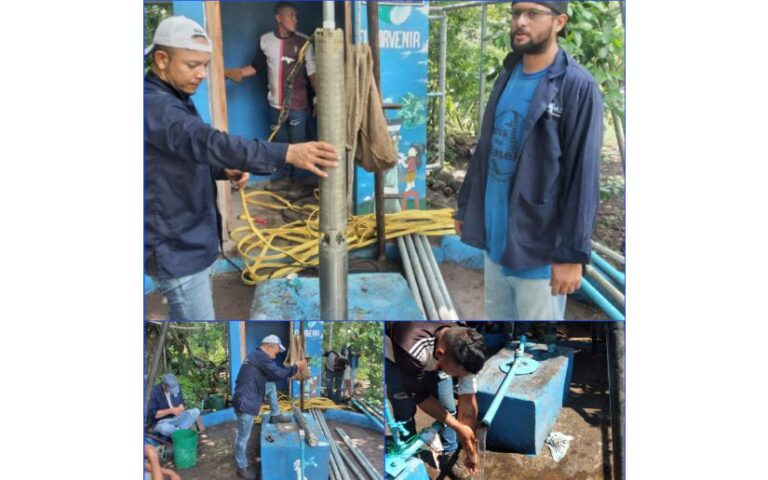 Enacal restablece el servicio de agua en la comunidad Los Llanos, municipio de San Lorenzo
