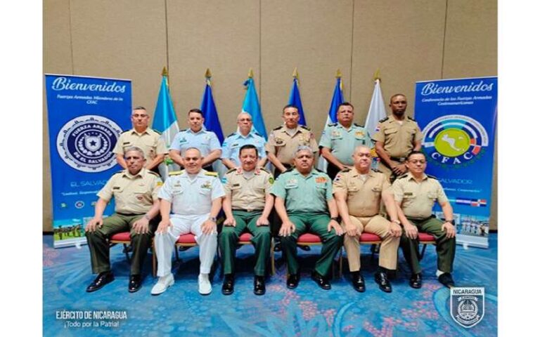 Ejército de Nicaragua participó en la LXI Reunión Ordinaria del Comité Ejecutivo de la CFAC