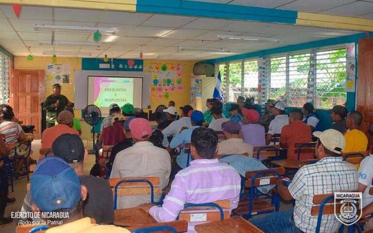 Quinto Comando Militar Regional participó en reunión con productores de la Costa Caribe Sur