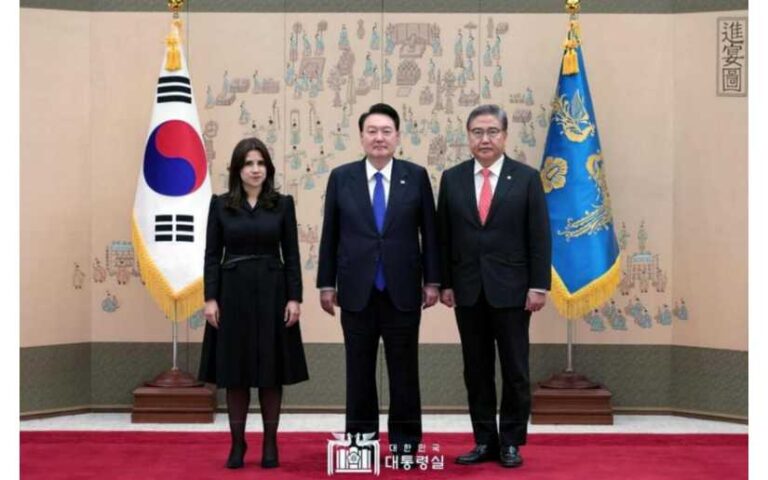 Embajadora de Nicaragua presenta cartas credenciales en la República de Corea