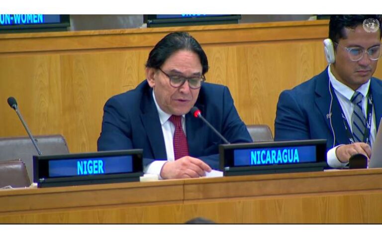 Nicaragua participa en debate sobre derechos humanos en la tercera comisión de la ONU
