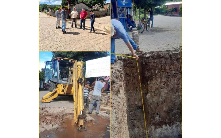 Enacal amplía sistema de saneamiento en la ciudad de Totogalpa