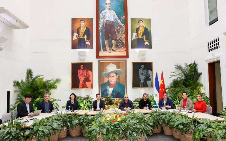 Medios Sandinistas en encuentro con el Grupo de Medios de China y CGTN en Español
