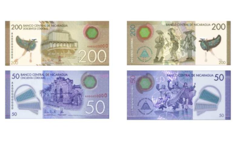 BCN anuncia emisión mejorada de billetes de 50 y 200 córdobas