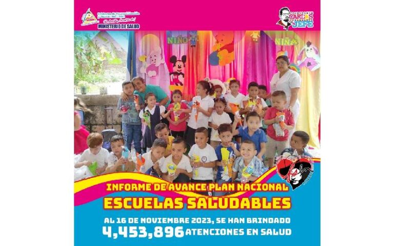 Conozca los avances del “Plan de Escuelas Saludables” en Nicaragua