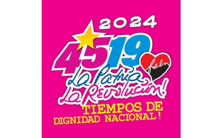 Esta es la línea gráfica para celebrar en grande la llegada del 45/19 en Patria y Revolución !