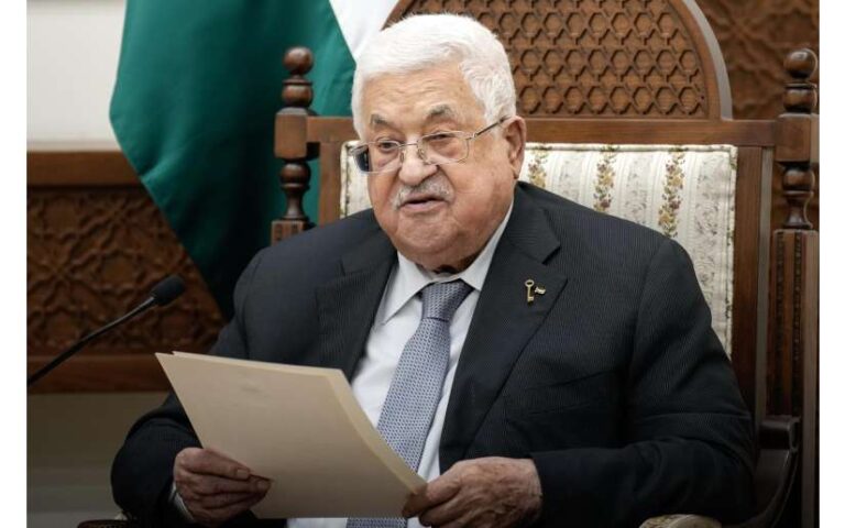 Carta de agradecimiento del Presidente de Palestina al Comandante Daniel y Compañera Rosario