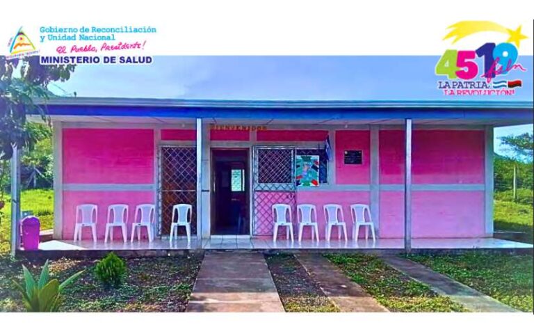 Remozan Puesto de Salud Compañero Manuel Rivera de la comunidad El Naranjo