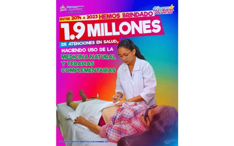 MINSA ha brindado 1.9 millones de atenciones en Medicina Natural y Terapias Complementarias