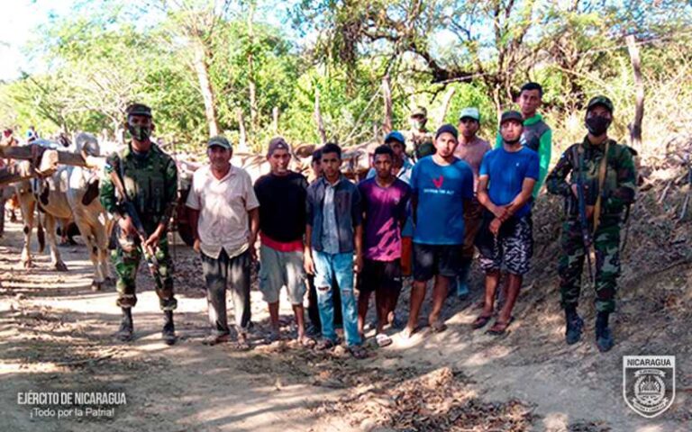 Segundo Comando Militar Regional retuvo a 16 personas en Somotillo, Chinandega