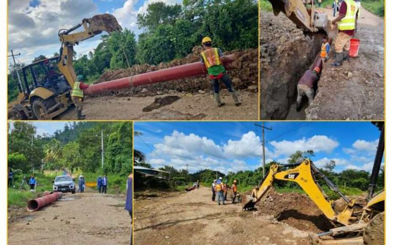 Enacal avanza en la construcción del Sistema de Alcantarillado Sanitario en El Rama y La Esperanza
