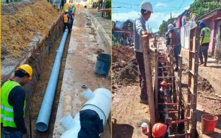 Proyecto de Alcantarillado Sanitario de Bluefields con un avance del 65%