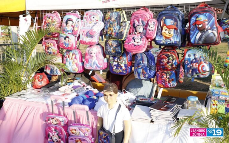Realizan feria de Bienvenida al Año Escolar 2024 en Managua