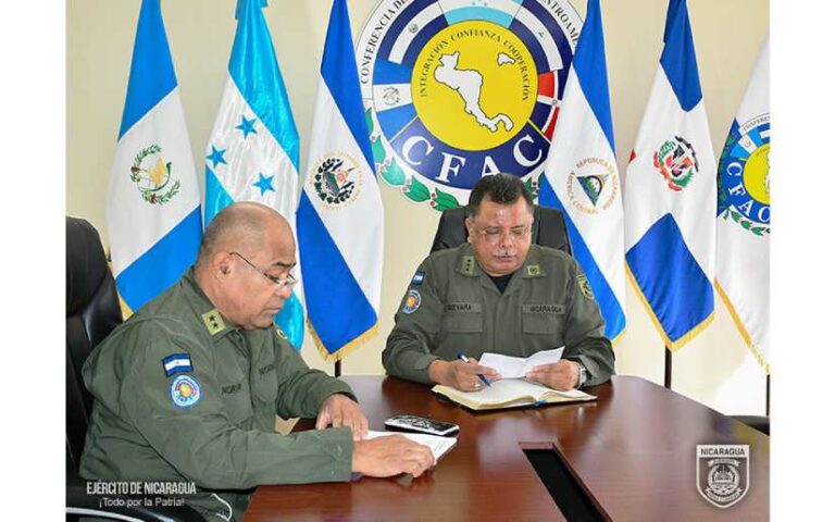 Realizan reunión de cara a la agenda internacional del Ejército de Nicaragua en 2024