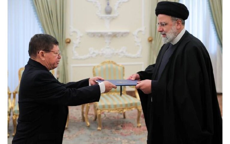 Embajador de Nicaragua entrega Cartas Credenciales al presidente de la República Islámica de Irán