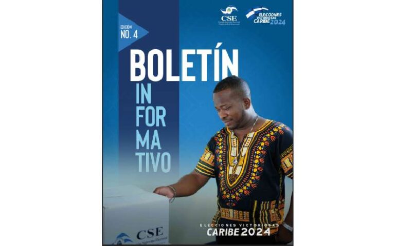 Boletín Informativo No. 4 del Consejo Supremo Electoral, Elecciones Victoriosas CARIBE 2024