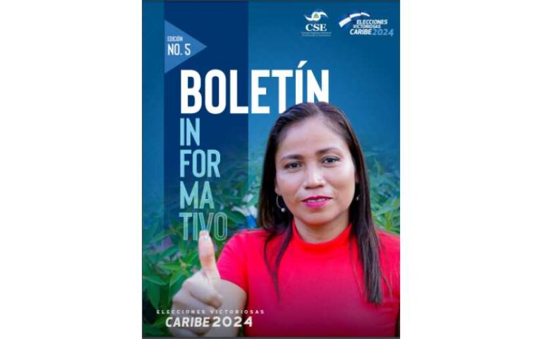 Boletín Informativo No. 5 del Consejo Supremo Electoral, Elecciones Victoriosas CARIBE 2024