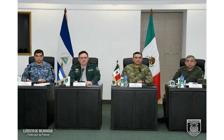 I Reunión de Estados Mayores entre el Ejército de Nicaragua y Armada de México