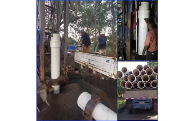Enacal avanza en construcción de pozo de agua potable en Carretera a Masaya