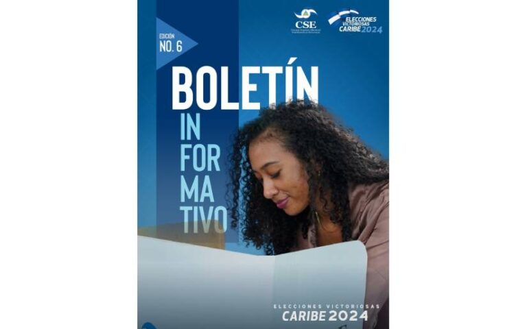 Boletín Informativo No. 6: Consejo Supremo Electoral sobre las Elecciones Victoriosas, CARIBE 2024