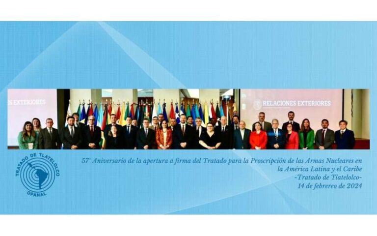 Delegación nicaragüense participa en el 57 aniversario de la Firma del Tratado de Tlatelolco