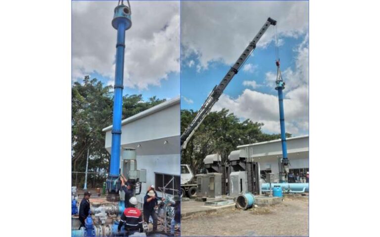 Finaliza rehabilitación e instalación de equipo de bombeo en Captación Cocibolca de Juigalpa