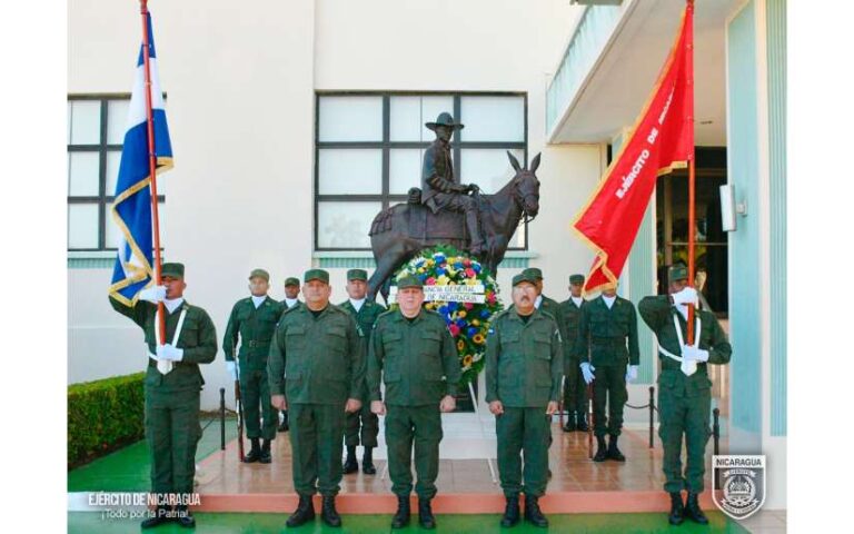 Ejército de Nicaragua conmemora el paso a la inmortalidad del General Augusto C. Sandino