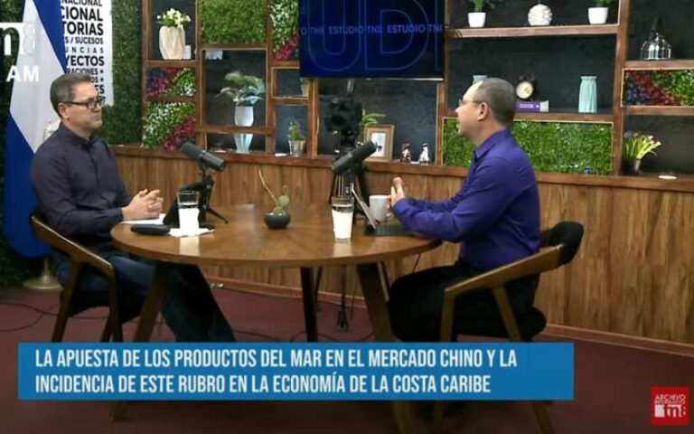 Compañero Edward Jackson, Presidente Ejecutivo de INPESCA estuvo en Estudio TN8