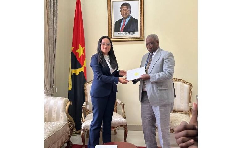 Darling Ríos acreditada como Embajadora de Nicaragua en Angola