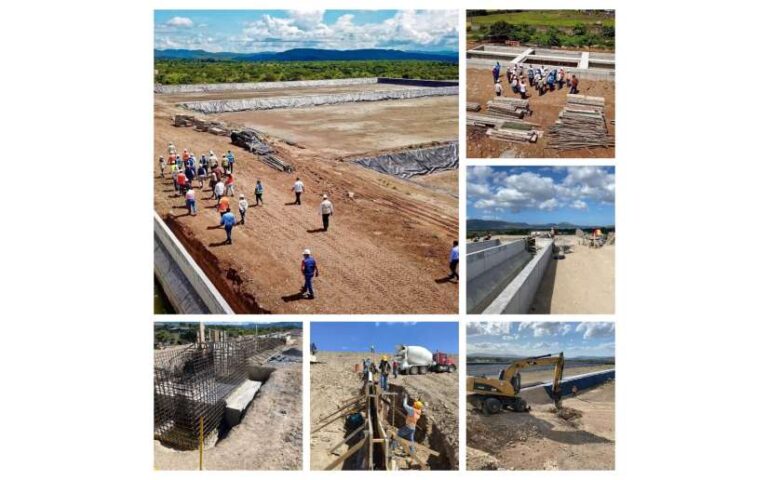 Sistema de saneamiento de Ciudad Darío con un 70% de avance en su construcción