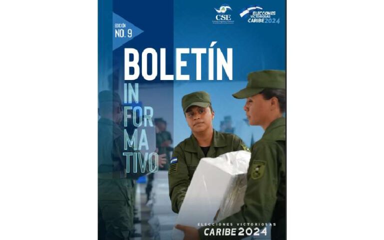 Boletín Informativo No. 9 del Consejo Supremo Electoral, Elecciones Victoriosas CARIBE 2024