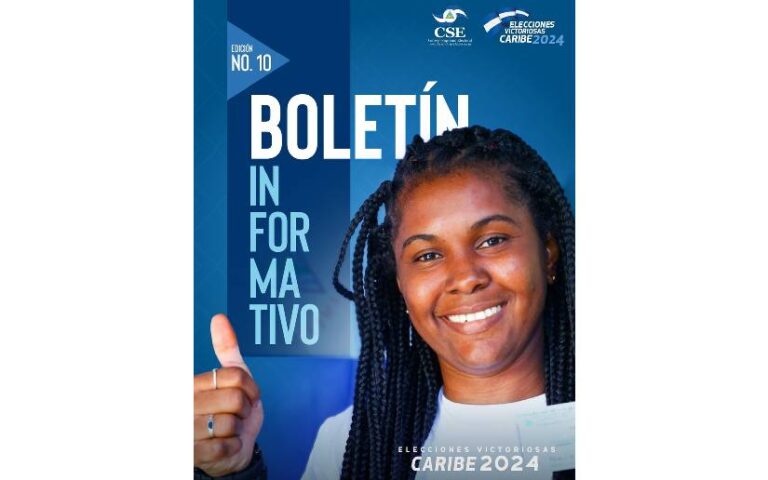 Boletín Informativo No. 10 del Consejo Supremo Electoral, Elecciones Victoriosas Caribe 2024