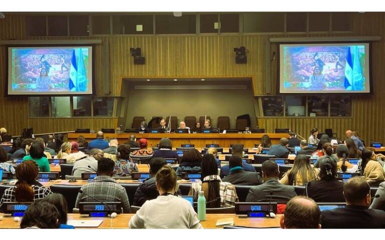 Delegación de Nicaragua en las Naciones Unidas compartió los avances del Gobierno Sandinista