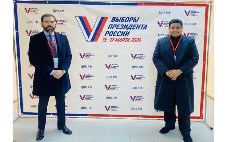 Delegación nicaragüense brinda acompañamiento a Elecciones Presidenciales de Rusia 2024
