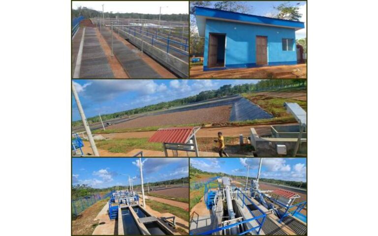 Familias de Nueva Guinea cuentan con Planta de Tratamiento de Aguas Residuales