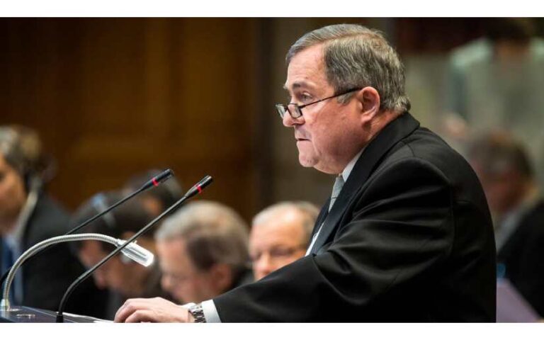 “Hoy estamos ante la CIJ reclamando el derecho del pueblo palestino a vivir en Paz”, expresa Rosario