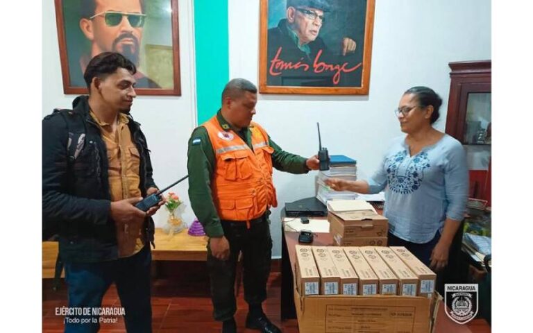 Ejército de Nicaragua realizó mantenimiento al sistema de alerta temprana