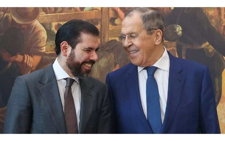 Lavrov analiza la seguridad con un asesor presidencial de Nicaragua