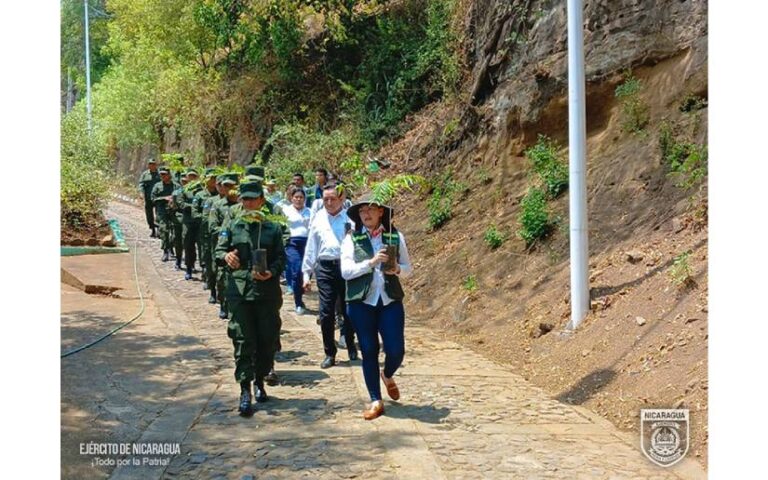 Ejército de Nicaragua participó en acto en conmemoración del “Día Mundial de la Tierra”