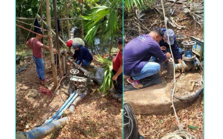 Enacal restablece el servicio de agua en El Ayote